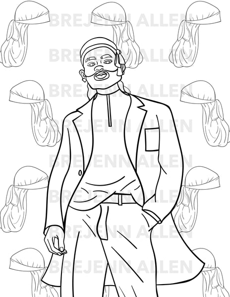 For the Love of Black, A Culture & Style Coloring Book
