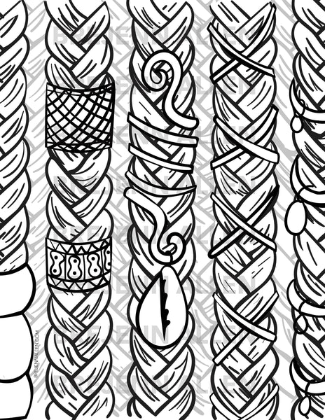 For the Love of Black, A Culture & Style Coloring Book